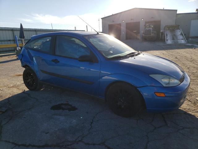 3FAFP31352R140408 - 2002 FORD FOCUS ZX3 BLUE photo 4