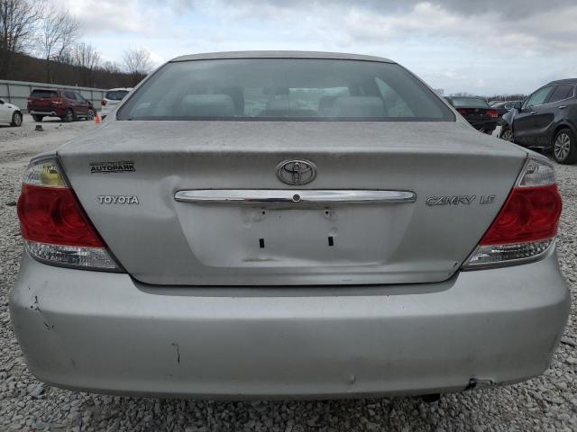 4T1BE32K95U050885 - 2005 TOYOTA CAMRY LE SILVER photo 6