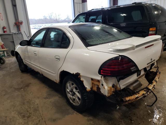 1G2NF52E63M605149 - 2003 PONTIAC GRAND AM SE1 WHITE photo 2