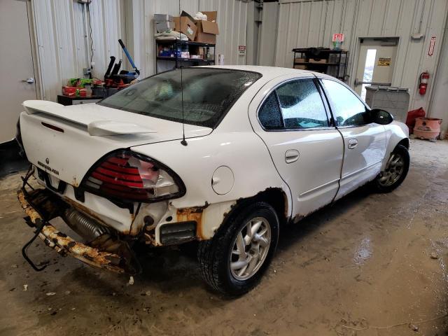 1G2NF52E63M605149 - 2003 PONTIAC GRAND AM SE1 WHITE photo 3