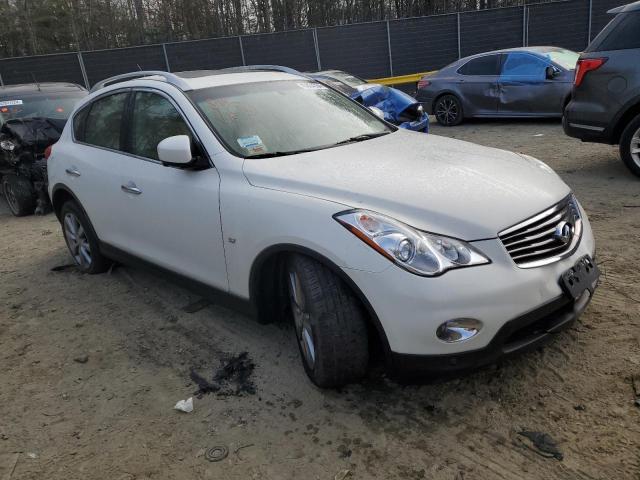 JN1BJ0HR3FM772683 - 2015 INFINITI QX50 WHITE photo 4