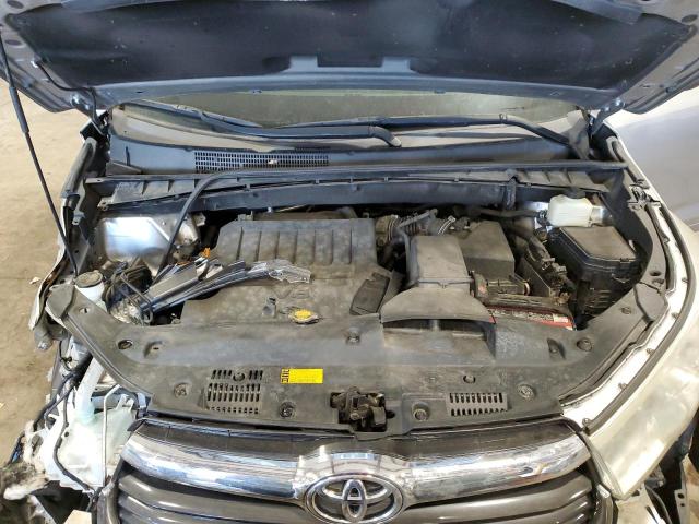 5TDJKRFH7FS129164 - 2015 TOYOTA HIGHLANDER XLE SILVER photo 11
