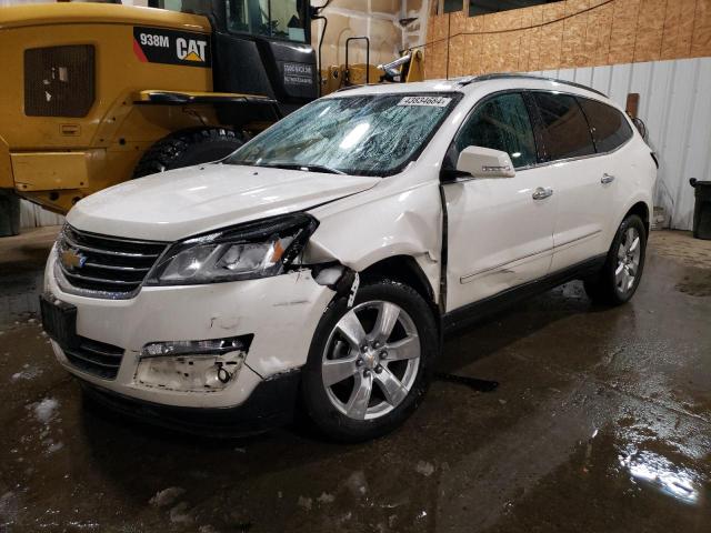 1GNKVJKD4FJ271055 - 2015 CHEVROLET TRAVERSE LTZ WHITE photo 1