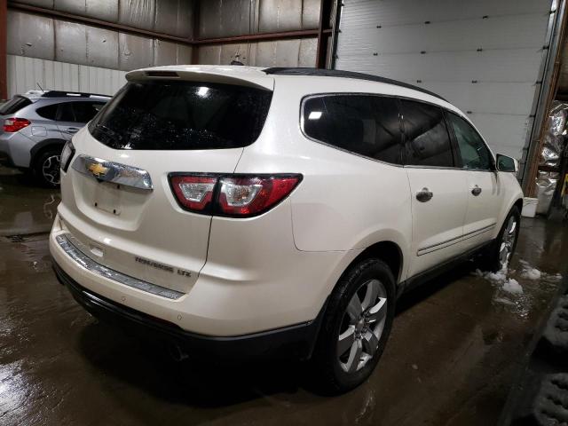 1GNKVJKD4FJ271055 - 2015 CHEVROLET TRAVERSE LTZ WHITE photo 3