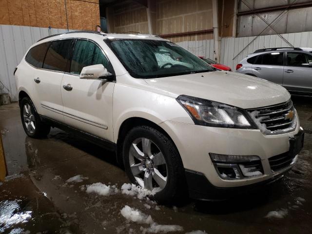 1GNKVJKD4FJ271055 - 2015 CHEVROLET TRAVERSE LTZ WHITE photo 4