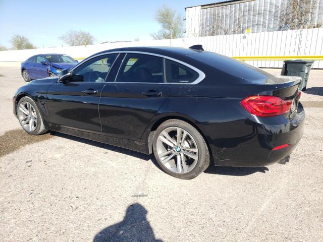 WBA4J1C50JBG76420 - 2018 BMW 430I GRAN COUPE BLACK photo 2