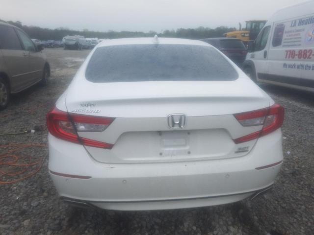 1HGCV2F92MA029954 - 2021 HONDA ACCORD TOURING WHITE photo 6