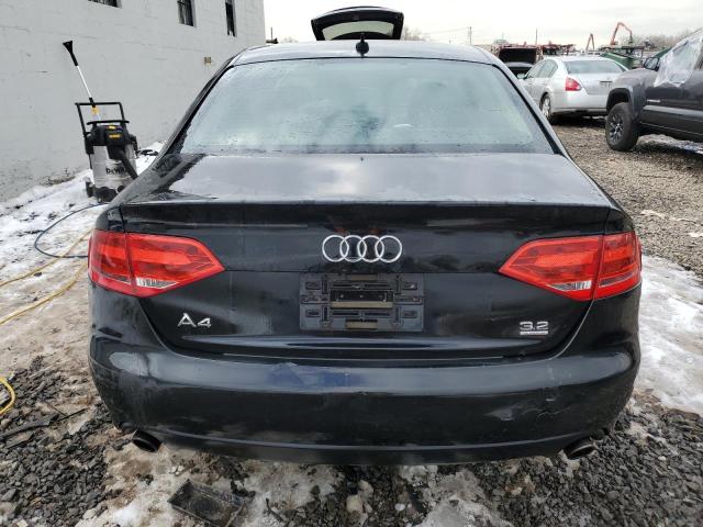 WAULK78K09N004505 - 2009 AUDI A4 3.2 QUATTRO BLACK photo 6