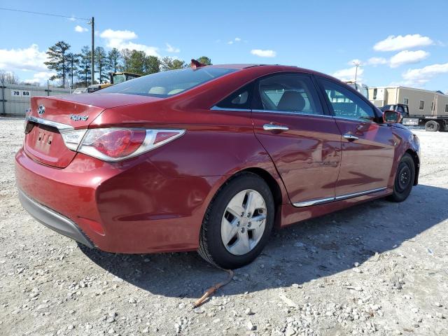 KMHEC4A49BA004370 - 2011 HYUNDAI SONATA HYBRID BURGUNDY photo 3