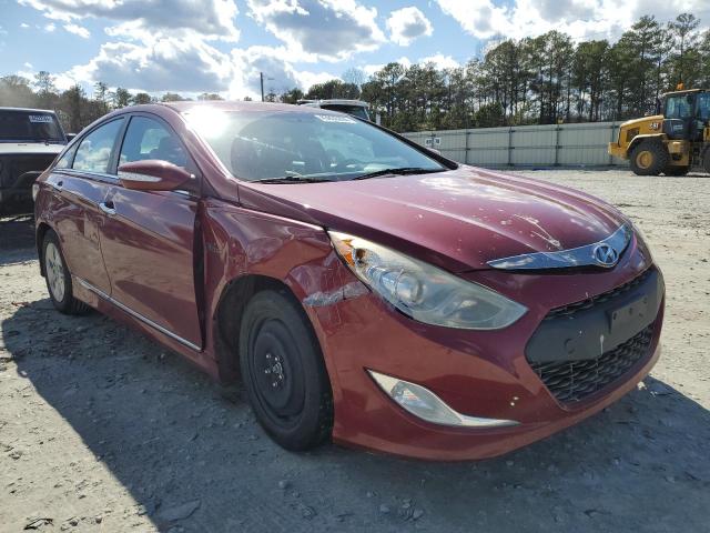 KMHEC4A49BA004370 - 2011 HYUNDAI SONATA HYBRID BURGUNDY photo 4