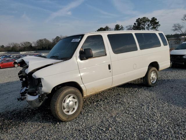 1FBSS3BL1ADA71492 - 2010 FORD ECONOLINE E350 SUPER DUTY WAGON WHITE photo 1