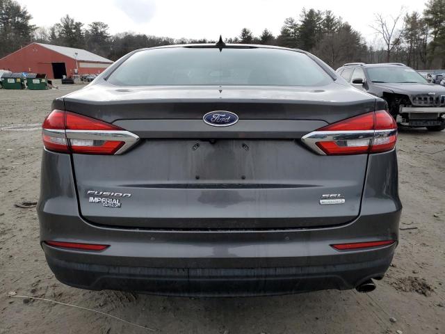 3FA6P0CD9KR237812 - 2019 FORD FUSION SEL GRAY photo 6