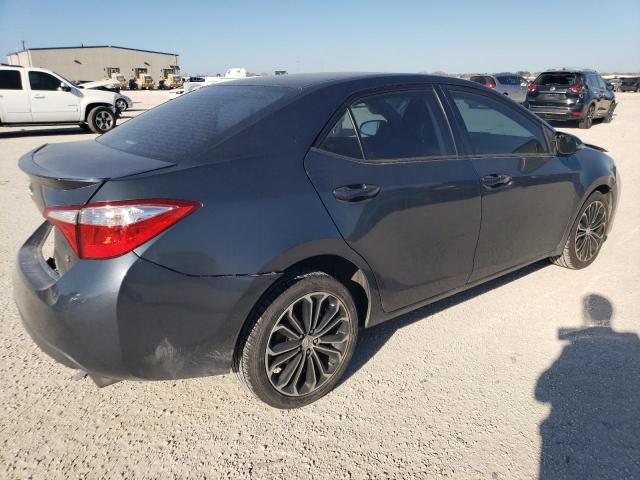 5YFBURHE9FP337962 - 2015 TOYOTA COROLLA L GRAY photo 3