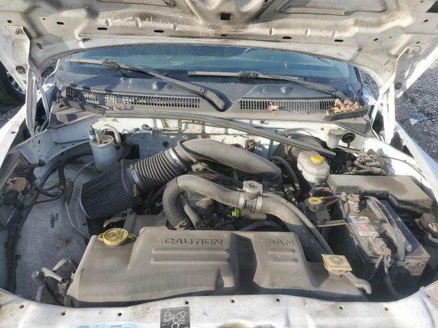 1B7FL26P11S344413 - 2001 DODGE DAKOTA WHITE photo 11