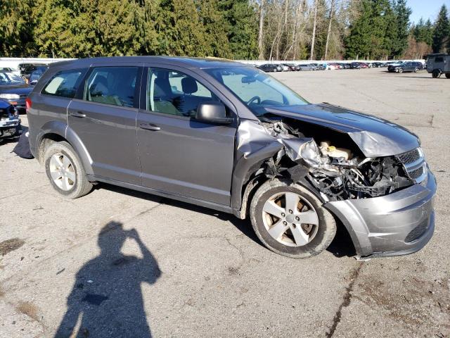 3C4PDCAB7DT626321 - 2013 DODGE JOURNEY SE GRAY photo 4