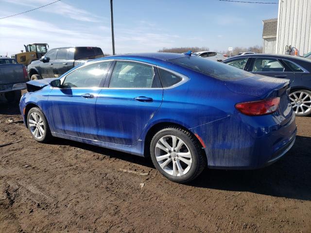 1C3CCCAB2GN121202 - 2016 CHRYSLER 200 LIMITED BLUE photo 2