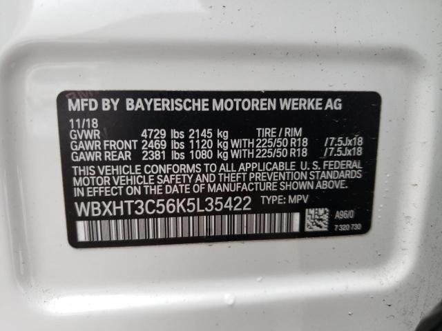 WBXHT3C56K5L35422 - 2019 BMW X1 XDRIVE28I WHITE photo 13