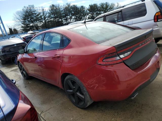 1C3CDFEB3GD100020 - 2016 DODGE DART GT RED photo 2