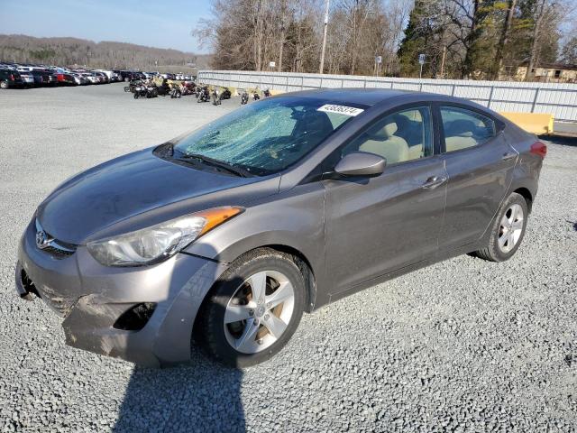 5NPDH4AE4DH367391 - 2013 HYUNDAI ELANTRA GLS GRAY photo 1