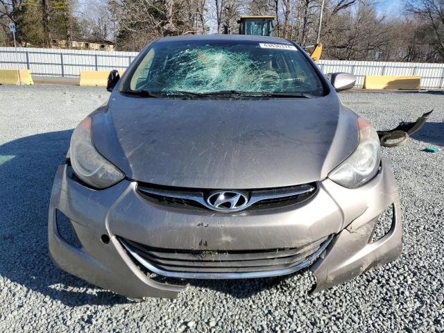 5NPDH4AE4DH367391 - 2013 HYUNDAI ELANTRA GLS GRAY photo 5