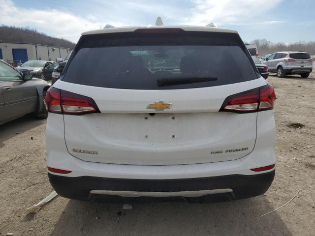 3GNAXXEV3NS246416 - 2022 CHEVROLET EQUINOX PREMIER WHITE photo 6