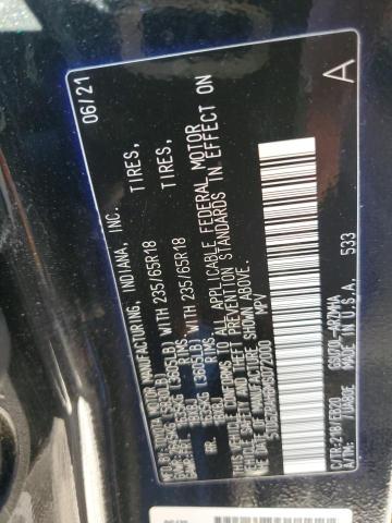 5TDGZRAH6MS072000 - 2021 TOYOTA HIGHLANDER XLE BLACK photo 13