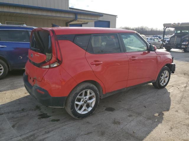 KNDJ23AUXL7120563 - 2020 KIA SOUL LX RED photo 3