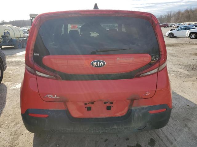 KNDJ23AUXL7120563 - 2020 KIA SOUL LX RED photo 6