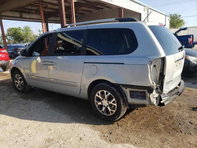 KNDMG4C70E6551370 - 2014 KIA SEDONA LX SILVER photo 2