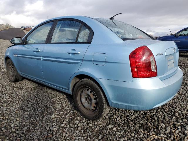 KMHCN46C97U119123 - 2007 HYUNDAI ACCENT GLS BLUE photo 2