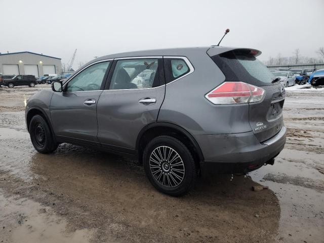 KNMAT2MV5FP547066 - 2015 NISSAN ROGUE S GRAY photo 2