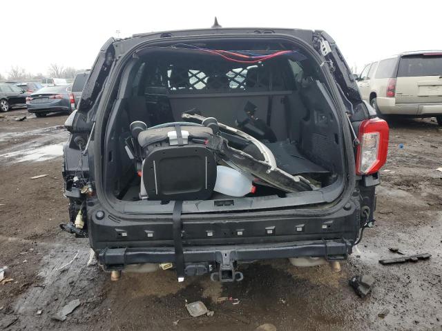 1FM5K8AB8LGB66174 - 2020 FORD EXPLORER POLICE INTERCEPTOR BLACK photo 6