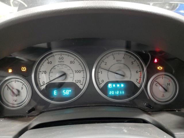 2A8HR54P08R710751 - 2008 CHRYSLER TOWN & COU TOURING შავი ფოტო 9