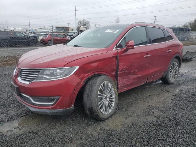 2LMTJ8LR3GBL27908 - 2016 LINCOLN MKX RESERVE RED photo 1