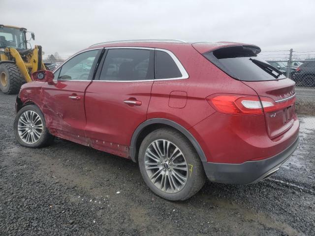 2LMTJ8LR3GBL27908 - 2016 LINCOLN MKX RESERVE RED photo 2