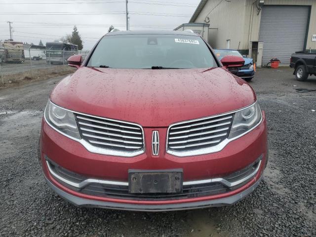 2LMTJ8LR3GBL27908 - 2016 LINCOLN MKX RESERVE RED photo 5