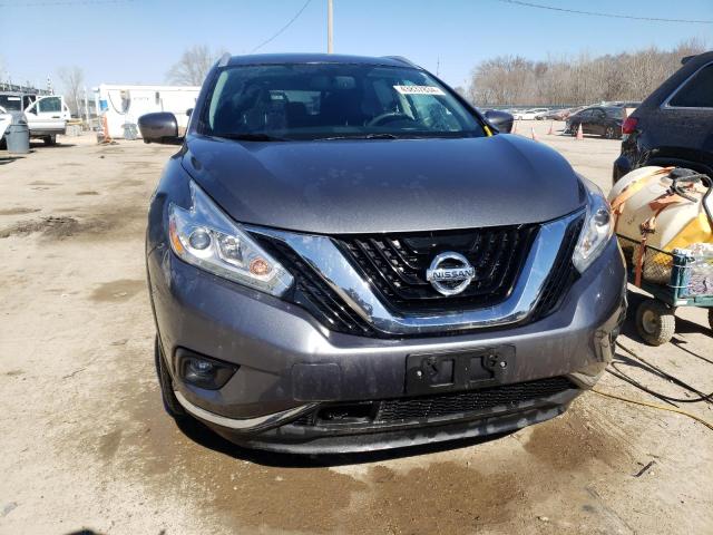 5N1AZ2MH6HN154342 - 2017 NISSAN MURANO S GRAY photo 5