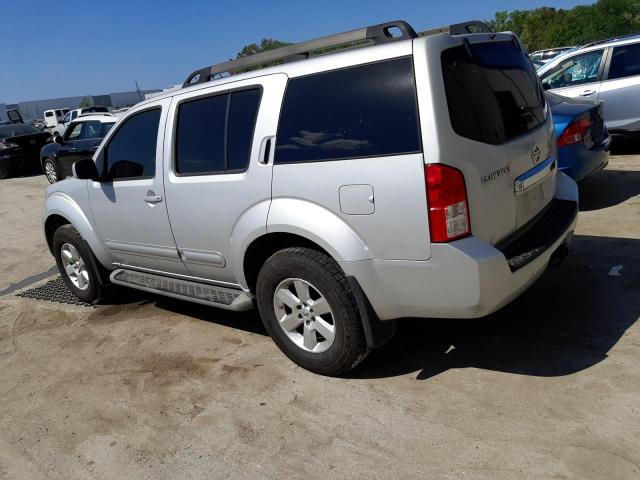 5N1AR1NN7CC600825 - 2012 NISSAN PATHFINDER S SILVER photo 2