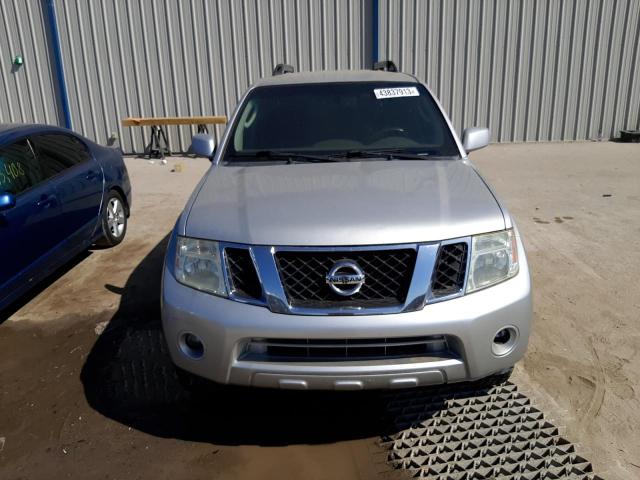 5N1AR1NN7CC600825 - 2012 NISSAN PATHFINDER S SILVER photo 5