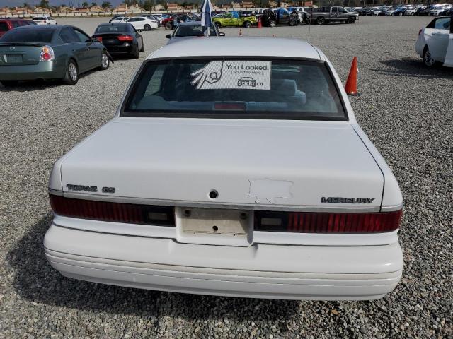 2MEPM36XXPB611380 - 1993 MERCURY TOPAZ GS WHITE photo 6