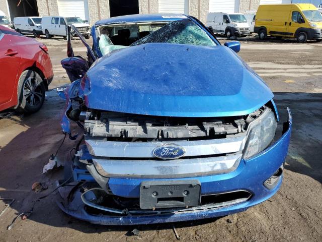 3FAHP0HA7BR316676 - 2011 FORD FUSION SE BLUE photo 5