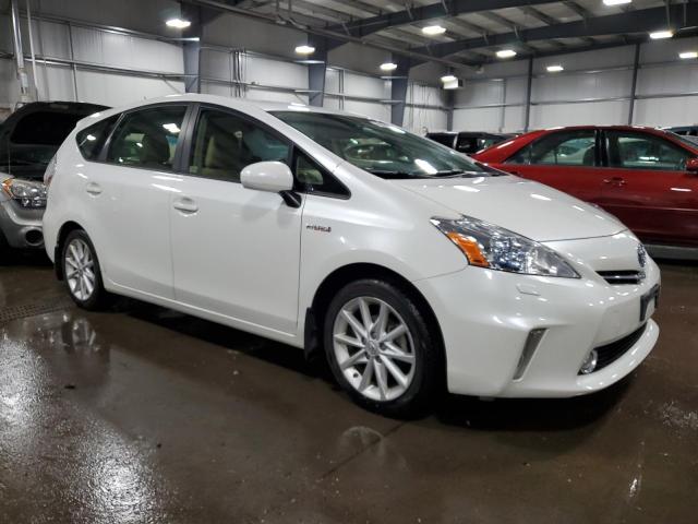 JTDZN3EU3C3172533 - 2012 TOYOTA PRIUS V WHITE photo 4