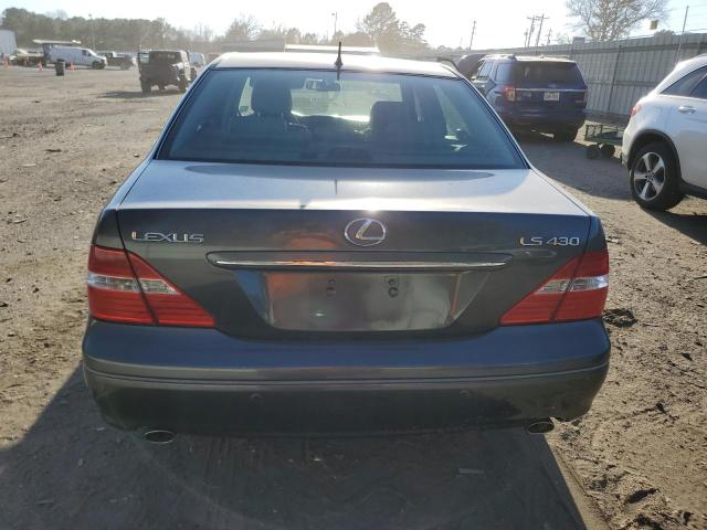 JTHBN36F355005547 - 2005 LEXUS LS 430 GRAY photo 6