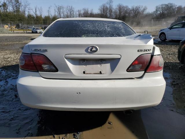 JTHBF30G530137993 - 2003 LEXUS ES 300 WHITE photo 6