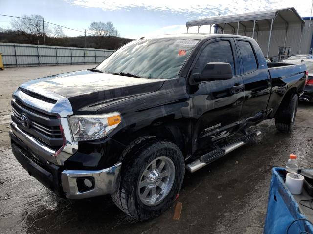 5TFRM5F14EX076246 - 2014 TOYOTA TUNDRA DOUBLE CAB SR/SR5 BLACK photo 1