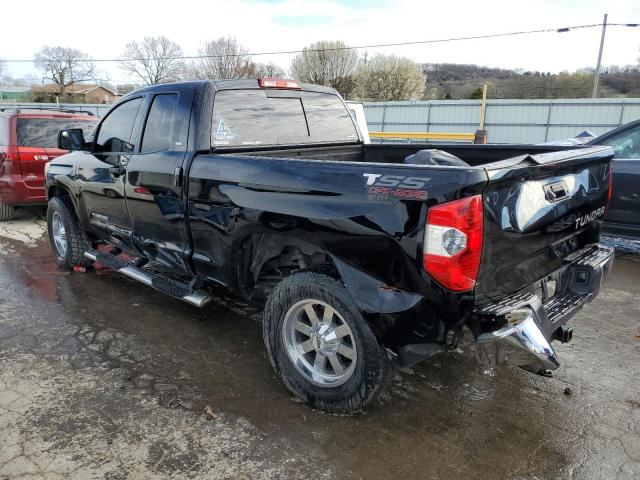 5TFRM5F14EX076246 - 2014 TOYOTA TUNDRA DOUBLE CAB SR/SR5 BLACK photo 2