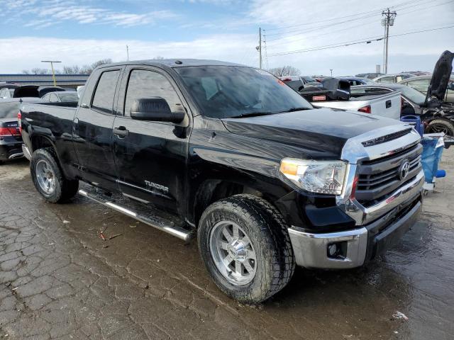 5TFRM5F14EX076246 - 2014 TOYOTA TUNDRA DOUBLE CAB SR/SR5 BLACK photo 4