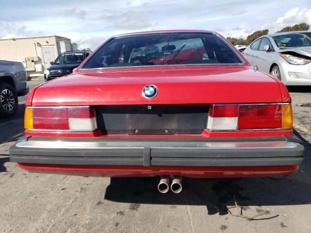 WBAEC8403F0611572 - 1985 BMW 635 CSI AUTOMATIC RED photo 6