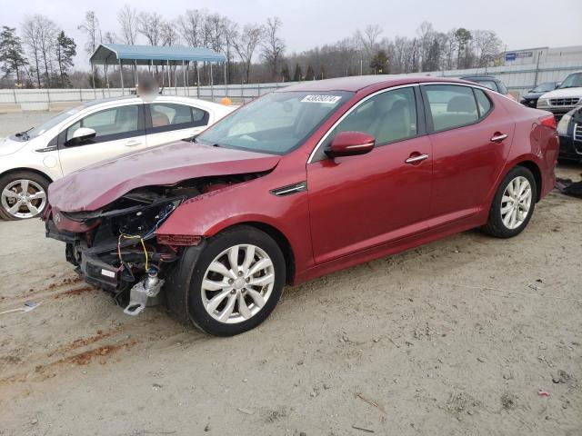 5XXGM4A71FG443044 - 2015 KIA OPTIMA LX RED photo 1