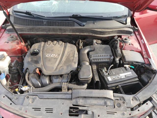 5XXGM4A71FG443044 - 2015 KIA OPTIMA LX RED photo 11